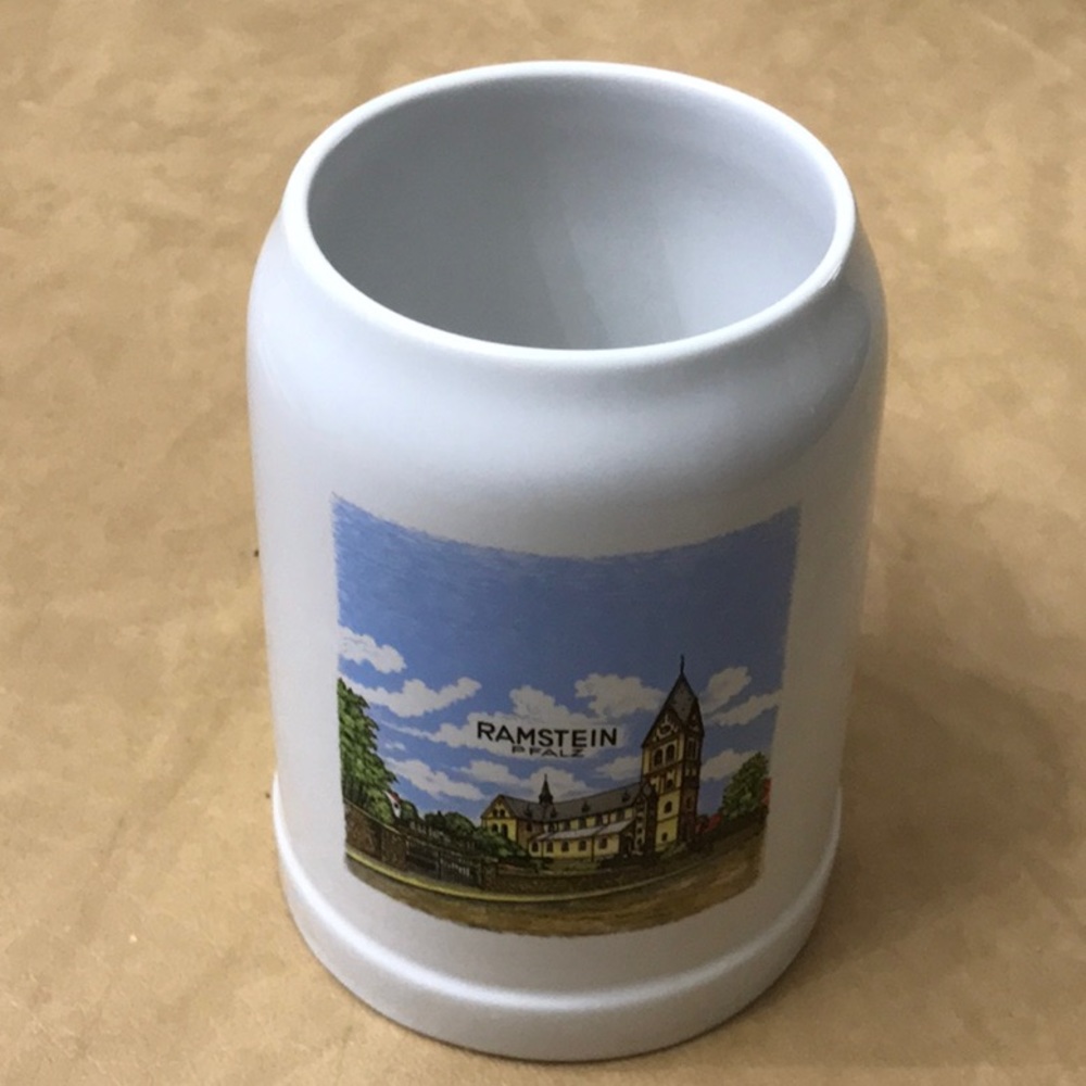 German Ramstein Pfalz Beer Stein Mug not used for drinking decoration  collector